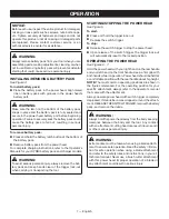 Preview for 9 page of Ryobi RY40006 Operator'S Manual