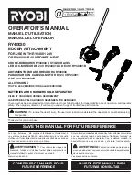 Preview for 1 page of Ryobi RY40030 Operator'S Manual