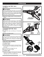 Preview for 13 page of Ryobi RY40050 Operator'S Manual
