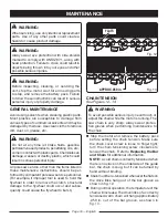 Preview for 16 page of Ryobi RY40050 Operator'S Manual