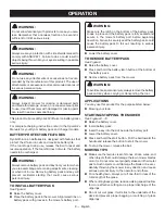 Preview for 13 page of Ryobi RY40100 Operator'S Manual