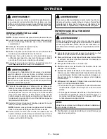 Предварительный просмотр 28 страницы Ryobi RY401014 Operator'S Manual