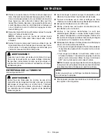 Preview for 31 page of Ryobi RY401017 Operator'S Manual