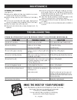 Preview for 16 page of Ryobi RY40190 Operator'S Manual