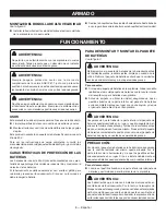 Предварительный просмотр 27 страницы Ryobi RY40400 Operator'S Manual