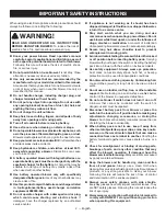 Preview for 4 page of Ryobi RY40404 Operator'S Manual