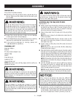 Preview for 8 page of Ryobi RY40404 Operator'S Manual