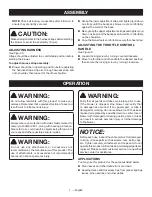 Preview for 9 page of Ryobi RY40404 Operator'S Manual