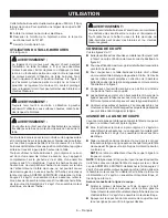 Preview for 63 page of Ryobi RY40406 Operator'S Manual