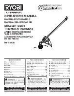 Preview for 51 page of Ryobi RY40408 Operator'S Manual