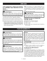 Preview for 69 page of Ryobi RY40408 Operator'S Manual