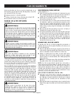 Preview for 70 page of Ryobi RY40408 Operator'S Manual