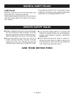 Preview for 6 page of Ryobi RY40500 Operator'S Manual