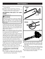 Предварительный просмотр 27 страницы Ryobi RY40500 Operator'S Manual