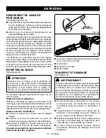 Preview for 60 page of Ryobi RY40505 Operator'S Manual