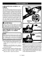 Preview for 76 page of Ryobi RY40505 Operator'S Manual