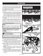 Preview for 34 page of Ryobi RY40506 Operator'S Manual