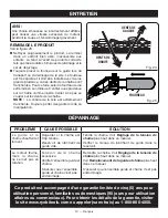 Preview for 37 page of Ryobi RY40506 Operator'S Manual