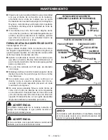 Preview for 54 page of Ryobi RY40506 Operator'S Manual