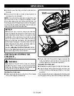 Preview for 16 page of Ryobi RY40507 Operator'S Manual