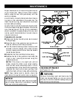 Preview for 27 page of Ryobi RY40507 Operator'S Manual