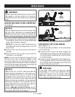 Preview for 16 page of Ryobi RY40508 Operator'S Manual