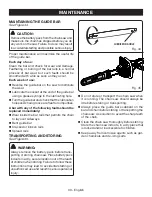 Preview for 30 page of Ryobi RY40508 Operator'S Manual