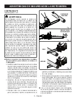 Preview for 69 page of Ryobi RY40508 Operator'S Manual