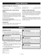 Предварительный просмотр 29 страницы Ryobi RY40602 Operator'S Manual