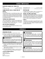 Preview for 29 page of Ryobi RY40604 Operator'S Manual