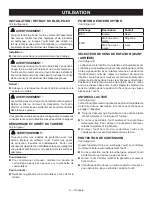 Предварительный просмотр 23 страницы Ryobi RY40701 Operator'S Manual