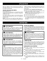 Preview for 24 page of Ryobi RY40703 Operator'S Manual