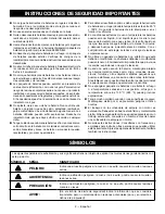 Предварительный просмотр 28 страницы Ryobi RY40703 Operator'S Manual