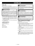 Preview for 19 page of Ryobi RY40706 Operator'S Manual