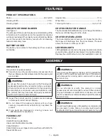 Preview for 11 page of Ryobi RY40801 Operator'S Manual