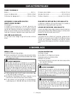 Preview for 22 page of Ryobi RY40801 Operator'S Manual