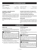 Предварительный просмотр 22 страницы Ryobi RY40801 Operator'S Manual