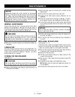 Preview for 11 page of Ryobi RY408010 Operator'S Manual