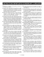 Предварительный просмотр 14 страницы Ryobi RY408010 Operator'S Manual