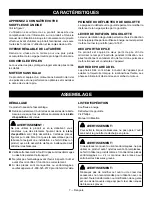 Preview for 18 page of Ryobi RY408010 Operator'S Manual