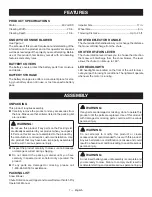 Предварительный просмотр 11 страницы Ryobi RY40802A Operator'S Manual