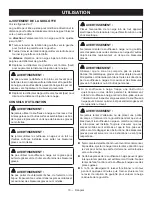 Preview for 25 page of Ryobi RY40802A Operator'S Manual