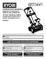 Preview for 1 page of Ryobi RY40804 Operator'S Manual