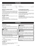 Preview for 11 page of Ryobi RY40804 Operator'S Manual