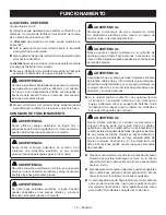 Preview for 36 page of Ryobi RY40804 Operator'S Manual