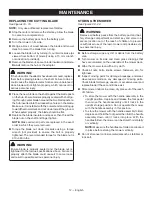 Preview for 16 page of Ryobi RY40LM01 Operator'S Manual