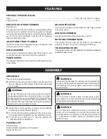 Preview for 11 page of Ryobi RY41141 Operator'S Manual