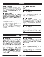 Preview for 86 page of Ryobi RY43154 Operator'S Manual