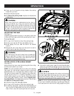 Preview for 14 page of Ryobi RY48ZTR100 Operator'S Manual