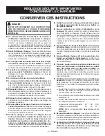 Предварительный просмотр 40 страницы Ryobi RY48ZTR100 Operator'S Manual